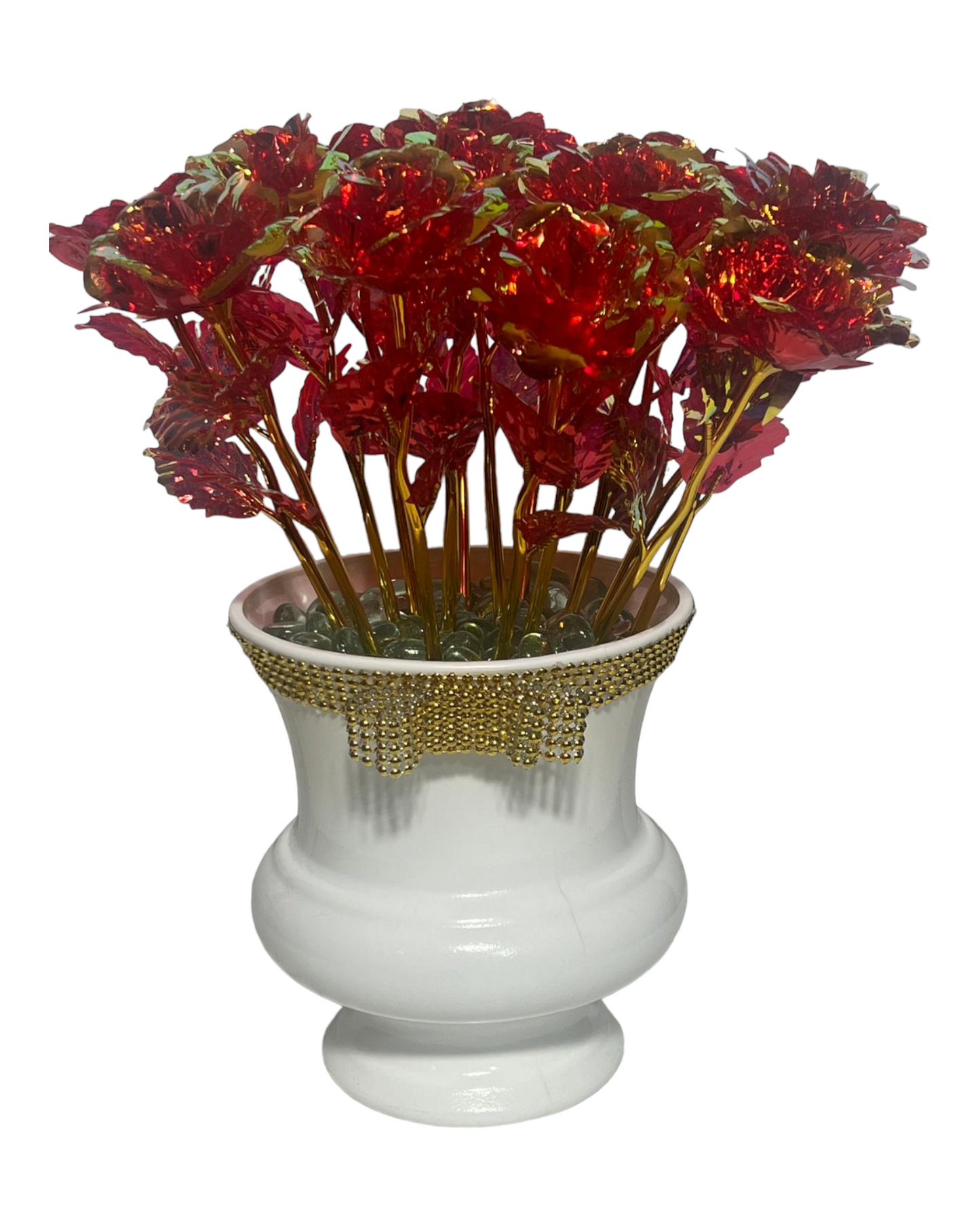 Gold and Red One Of One Arrangement
