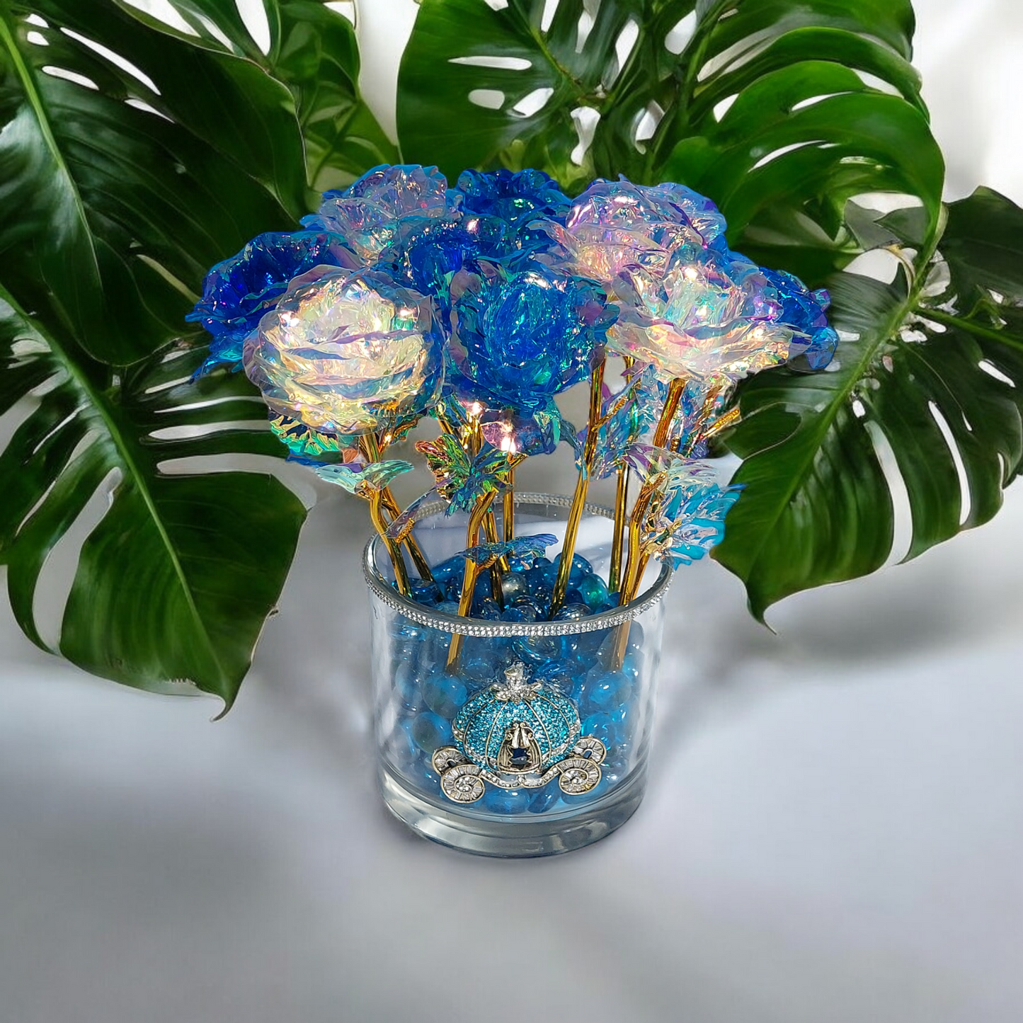 glass vase Cinderella