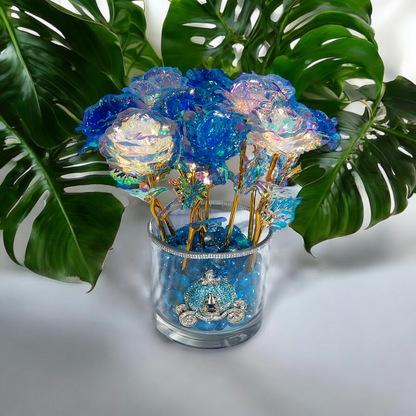 glass vase Cinderella