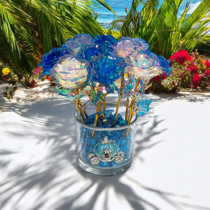 glass vase Cinderella